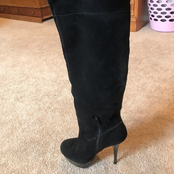 Knee High Boots (Suede) - Picture 2 of 7